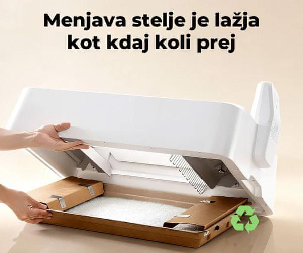 Enostavna zamenjava in vzdrževanje