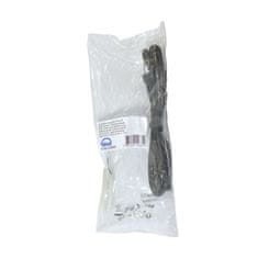Value napajalni kabel 220V 1,8m BIPOLAR C7 črn