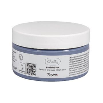 Rayher.	 Kredna barva Chalky 100 ml, sivkasto modra