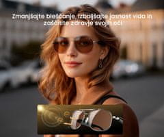 Blackview D1 PRO pametna očala, AI Assistant, UV stekla, črna