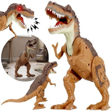 Mega Creative Interaktiven dinozaver T-Rex, velika igračka za otroke, zvok, svetloba, gibanje 3+