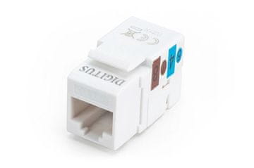 Digitus Keystone vtič CAT 5e, neekraniran RJ45 za LSA, bel