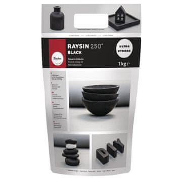 Rayher.	 Raysin 250 prah za vlivanje v kalupe, črn, 1 kg