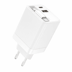 Berniteam Hišni Polnilec GaN 65W 2-port + C Kabel (BT-65SDC)