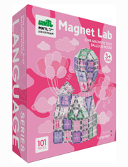 MNTL Magnetni gradbeni komplet Pastelna BALOON HIŠA, 101 kosov
