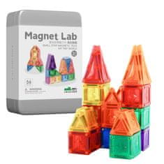 MNTL Mini magnetni gradbeni komplet My Tiny World, 56 kosov