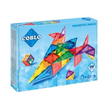 Coblo Magnetni gradbeni komplet 60 kosov - Klasični