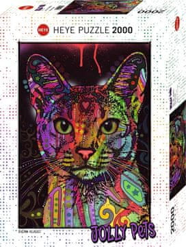 Heye Puzzle Jolly Pets: Abesinska mačka 2000 kosov