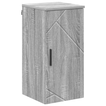 Vidaxl Kopalniška omarica Siva Sonoma 30 x 31,5 x 61 cm