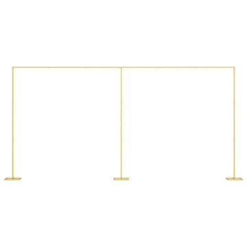 Vidaxl Poroka Arch Zlata 657 x 35 x 300 cm Jeklo