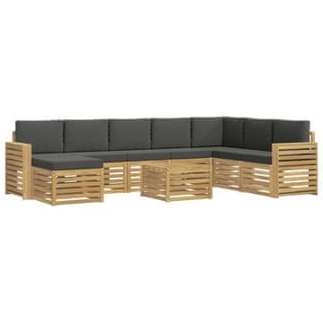 Vidaxl Sedežne garniture Masiven les akacije