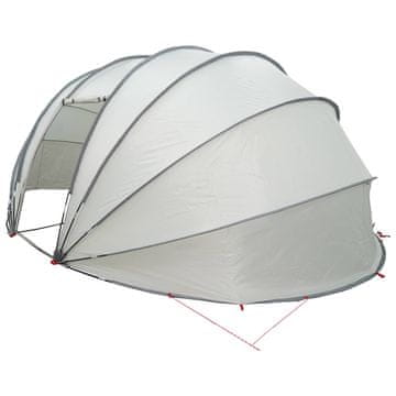 Vidaxl Bazenski šotor dome Siva 538 x 440 x 204 cm
