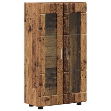 Vidaxl Strani šal FLORIN Star les 55,5 x 29 x 100 cm Konstruiran les