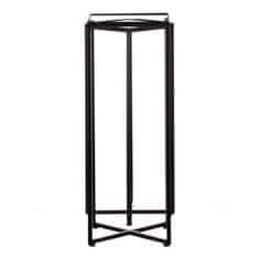 Autronic Stojalo za rože Flower stand - metal frames, glass top, price for a set of 2 pieces (FA23-028)