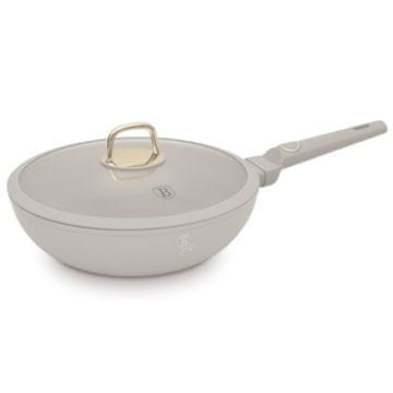 Berlingerhaus WOK ponev s titanovo površino in pokrovom BH-8064 28 cm Sahara Collection