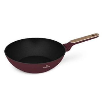 Berlingerhaus WOK ponev s titanovo površino in pokrovom BH-8296 28 cm 28 cm Leonardo Nordic Collection