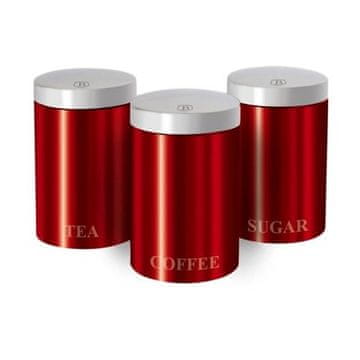 Berlingerhaus Komplet pločevink BH 1343 3x set Metallic red Passion Collection