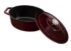 Berlingerhaus Ponev BH-6499 litoželezna lonec s pokrovom 30 cm bordo linija