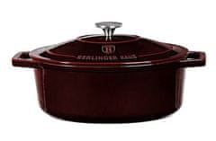 Berlingerhaus Ponev BH-6499 litoželezna lonec s pokrovom 30 cm bordo linija