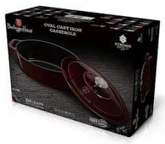 Berlingerhaus Ponev BH-6499 litoželezna lonec s pokrovom 30 cm bordo linija