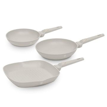 Berlingerhaus Komplet ponev s titanovo prevleko BH-8079 3 ks Sahara Collection steak