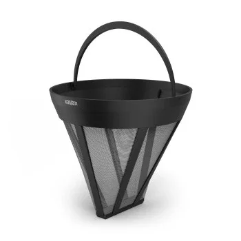 Xavax Trajni filter za kavne aparate, Nadomestni filter za kavo velikost 4, črn
