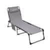 Zložljiva ležalnik KING CAMP Magnolia B40 - 190 x 59 cm - siva