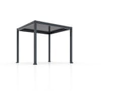 Bellano Living Bioklimatska pergola Bellano S25, 3x3; temno siva, prostostoječa