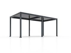 Bellano Living Bioklimatska pergola Bellano S25, 3x6; temno siva, prostostoječa