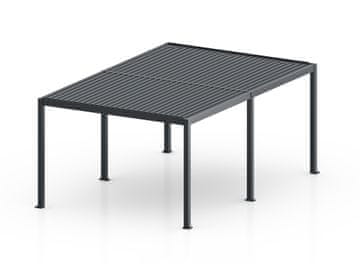 Bellano Living Bioklimatska pergola Bellano S25, 4x6; temno siva, prostostoječa