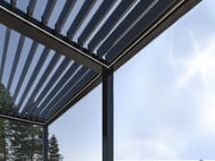 Bellano Living Bioklimatska pergola Bellano S25, 4x6; temno siva, prostostoječa