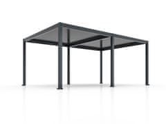 Bellano Living Bioklimatska pergola Bellano S25, 4x6; temno siva, prostostoječa