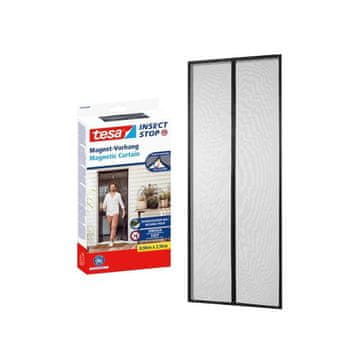 Tesa Magnetna mreža za vrata, 0,9 x 2,1 m, antracit