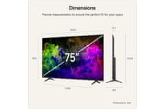 LG 75QNED7EB3A 4K UHD televizor, QNED AI Mini LED, webOS 26