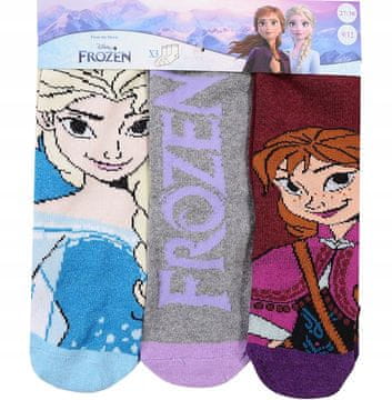 Eplusm FROZEN SOCKS dekliške nogavice, paket treh kosov, 23/26 ER02D