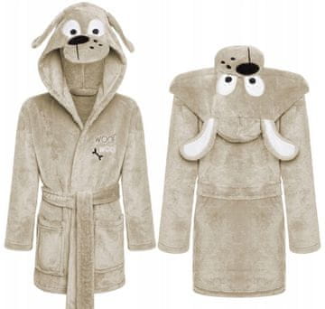 shumee KOPALNI HLAČ ZA PSA TOPEL KRZNEN ONESIAN KIGURUMI BEŽ 120 CH2L