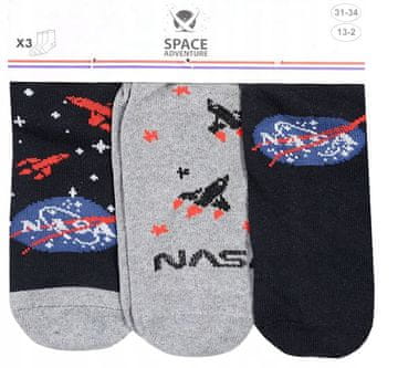 Eplusm NASA NOGAVICE ZA NOGE za fante, 3-delni komplet 27/30 ER02P