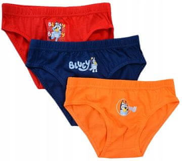 Eplusm Paket 3 fantovskih spodnjic PIES BLUEY bombaž 122/128 D028S