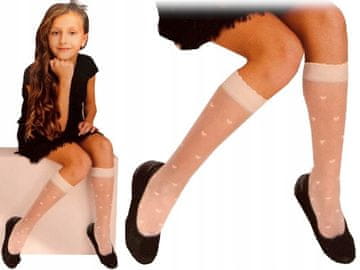 shumee NOGAVICE DO KOLEN s pikami, PAKET 2 NOHAVIC, 20 DEN, ena velikost, N013D