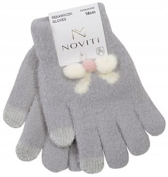 shumee PETPRSTNE PLETENE ROKAVICE SIVA PETNA PETELJ 16 cm 5-8 V034G