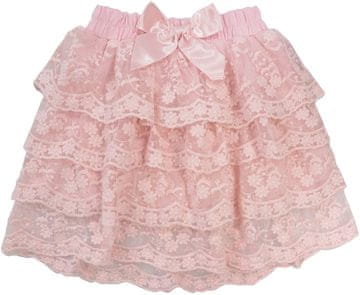 shumee ELEGANTNO KRILO Z VORANČKI IN ČIPKO V PUDRASTI ROZA 116 H150K