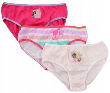 Sun City BARBIE DEKLIŠKE HLAČKE BARBI, PAKET 3 BOMBAŽNIH HLAČK 9/10 LET FN11B