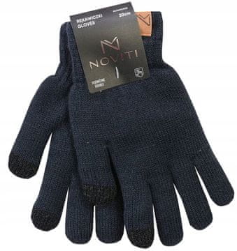 shumee FANTOVSKE ROKAVICE DEBELE DVOJNO PLETENE TEMNO MODRE 18 cm 12+ V034i