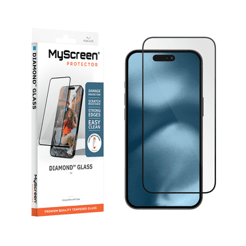 MyScreen Protector MyScreen Diamond Glass New zaščitno steklo za iPhone 17, 9H, Full Cover