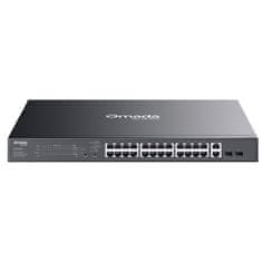 TP-Link Omada ES228GMP 28-port 26x Gigabit RJ45 24x PoE+ 2x Gigabit SFP Easy managed mrežno stikalo switch