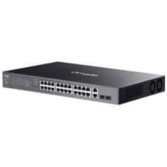 TP-Link Omada ES228GMP 28-port 26x Gigabit RJ45 24x PoE+ 2x Gigabit SFP Easy managed mrežno stikalo switch