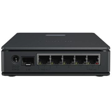 Mikrotik hAP ax S E62IUGS-2AXD5AXT Dual Band WiFi6 PoE 5-port gigabit 1x 2.5G SFP brezžična dostopna točka