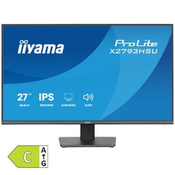 iiyama ProLite X2793HSU-B1 68,5cm (27") FHD IPS 120Hz HDMI/DP zvočniki monitor