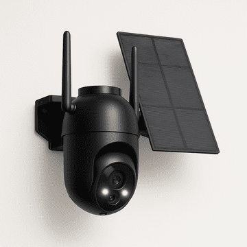 shumee VicoHome X85/BP 360° WiFi 2K vrtljiva kamera - brezžična zunanja IP kamera s sončnim panelom za nadzor doma