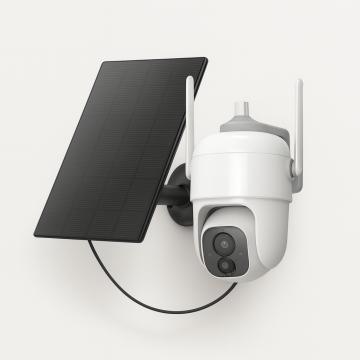 shumee VicoHome X85/WP 360° WiFi 2K vrtljiva kamera - brezžična zunanja IP kamera s sončnim panelom za nadzor doma